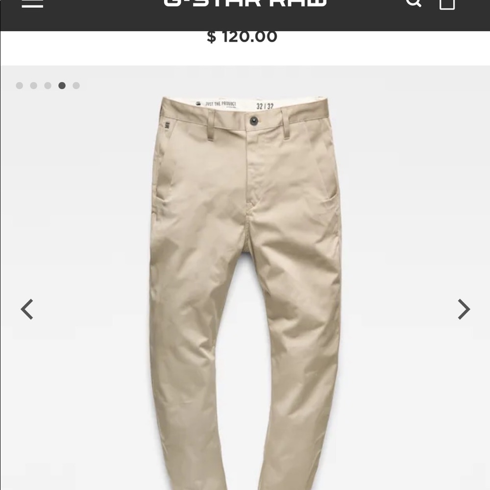 G Star Bronson Chino Tapered